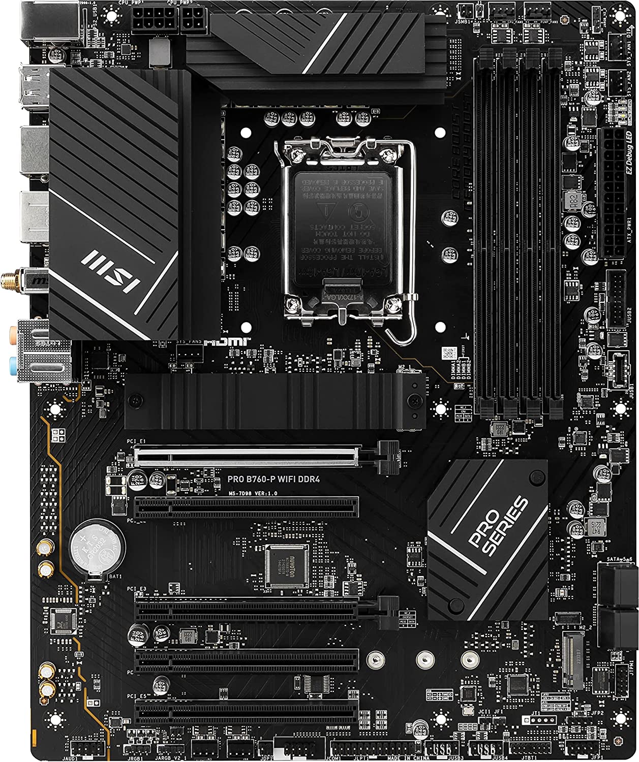 MSI Motherboard PRO B760-P WIFI DDR4 MSI Motherboard PRO B760-P WIFI DDR4